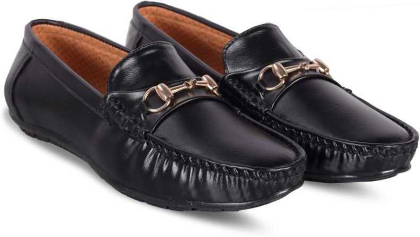 Loafer shoes for boys black shop