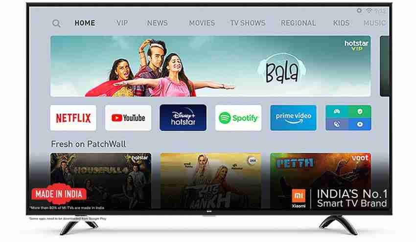 Mi 108 cm (43 Inches) 4K Ultra HD Android Smart LED TV 4X