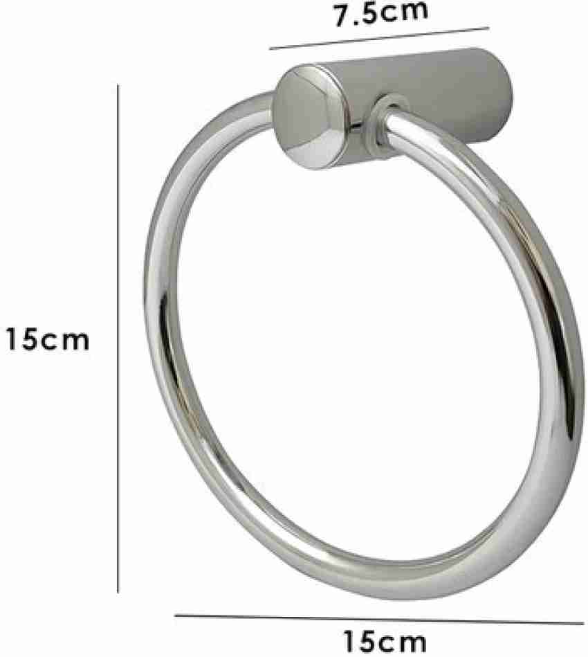 FORTUNE Stainless Steel Towel Ring/Napking Ring - Bathroom Towel Holder -  Towel Hanger with Chrome Finish Silver Towel Holder Price in India - Buy  FORTUNE Stainless Steel Towel Ring/Napking Ring - Bathroom