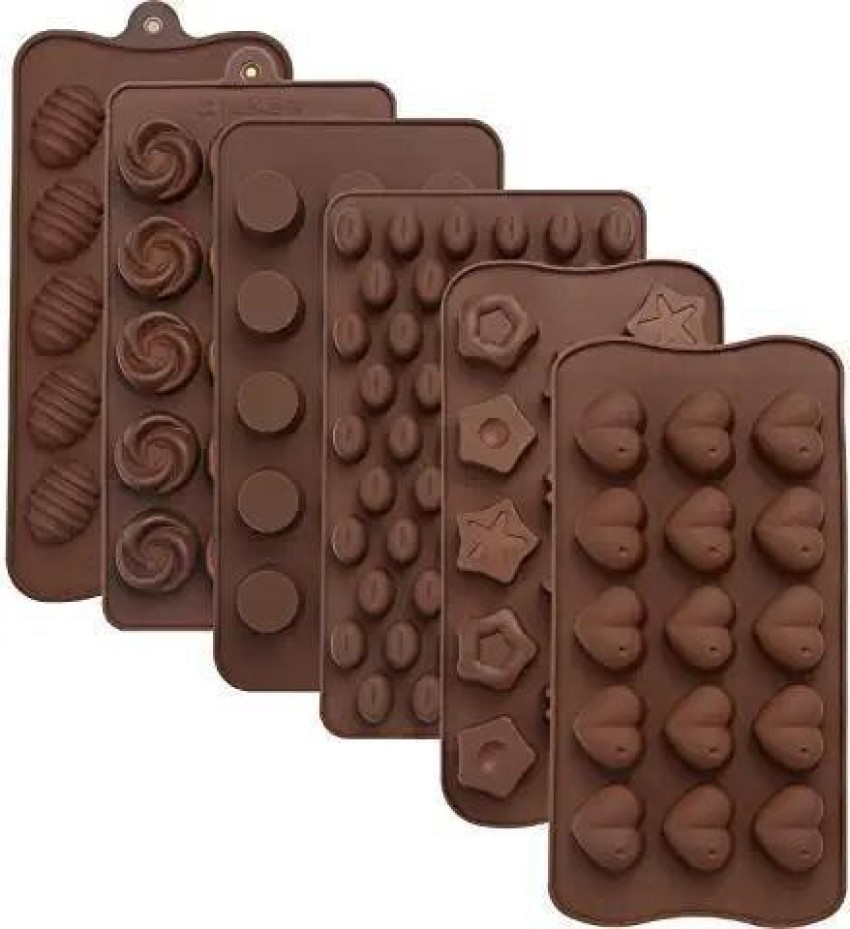 Letter Chocolate Molds, (5 Pack) Fondant Molds Letter Silicone