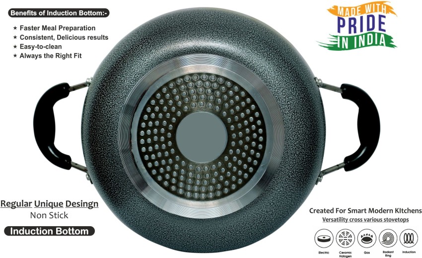 Buy Nyra Aluminium Induction Base Multi- Purpose Tawa for Dosa