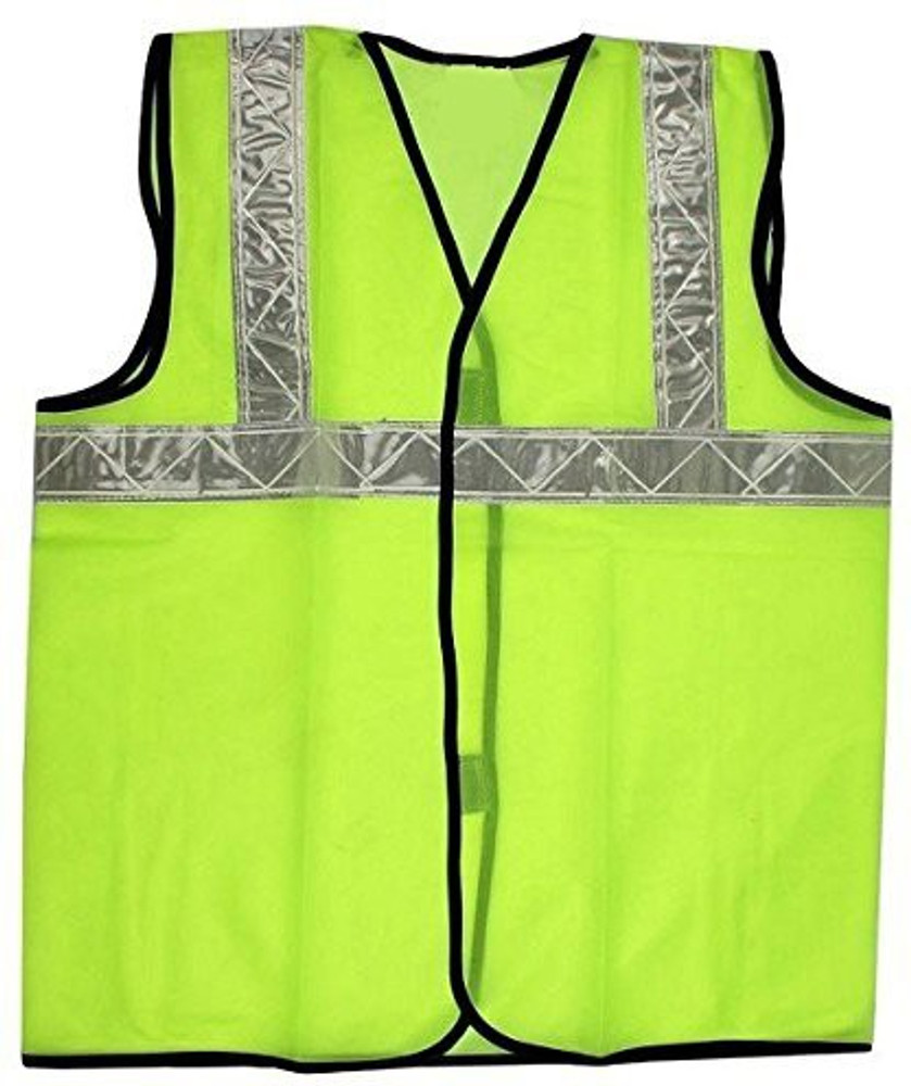 Fluorescent safety shop jackets