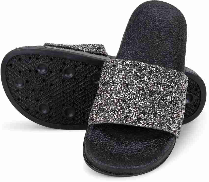 Girls glitter sliders deals