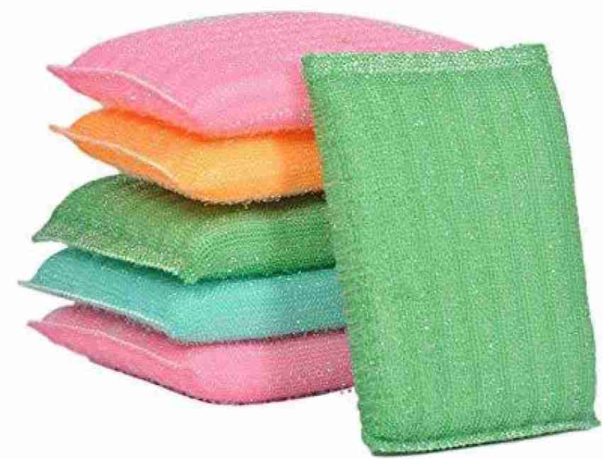 5 Pieces Magnic Silicone Dish Sponge Washing Brush Scrubber 5 Pack  Household Cleaning Sponges Brushes Anti Hot Table Mat - Sponges & Scouring  Pads - AliExpress