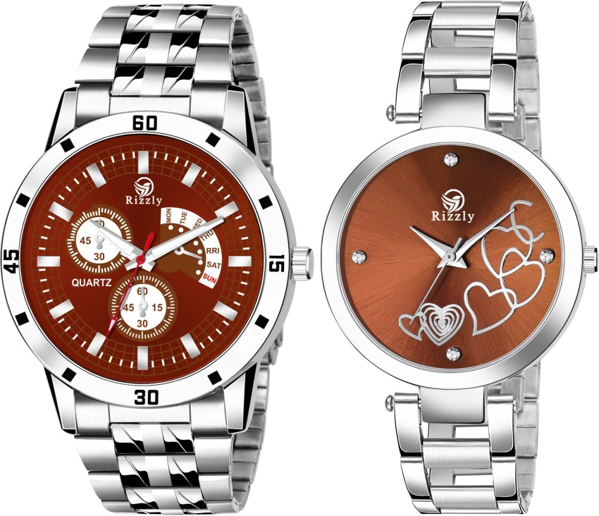 Rizzly Analog Watch For Couple Buy Rizzly Analog Watch For