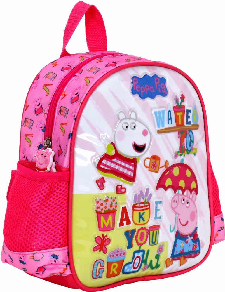 Licensed Peppa Pig 16 Girls Backpack w/ Detachable Lunch Bag Set