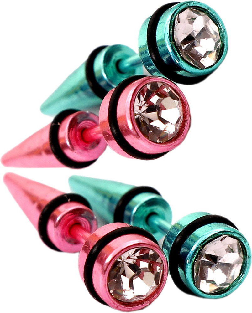 Details 93+ spike plugs earrings 3tdesign.edu.vn