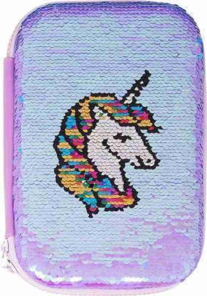 Toyvala Unicorn Unicorn Sequin Sequence Art EVA Pencil Box