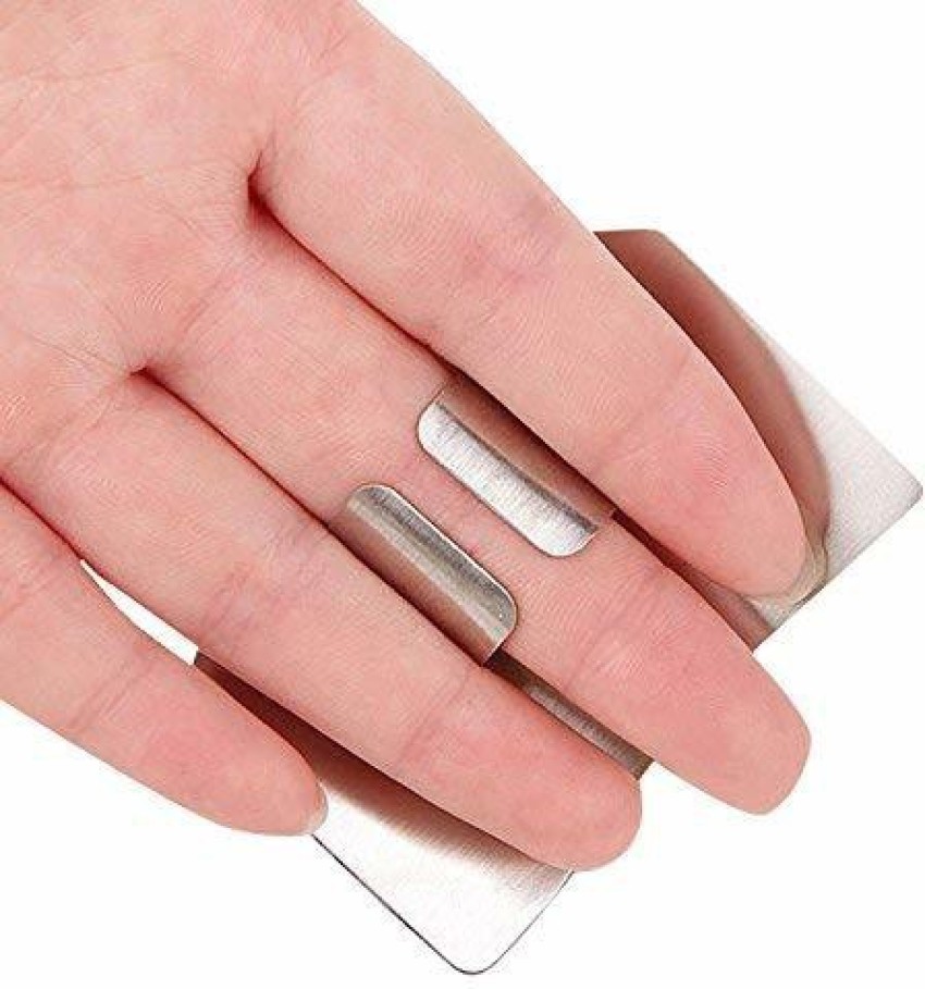 Finger Guard For Cutting, Kitchen Tool Finger Guard Stainless Steel Finger  Protector for restaurant, Avoid Hurting When Slicing And Dicing Kitchen Saf