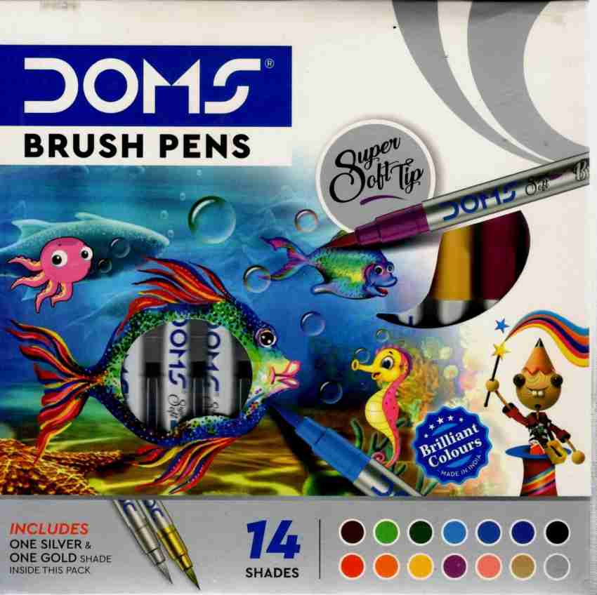 DOMS Brush Pens 14 Shades