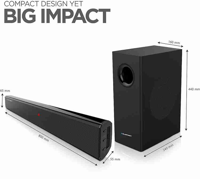 Blaupunkt 2.1 top wired soundbar