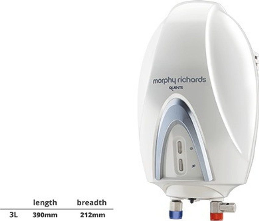 Morphy Richards 3 L Instant Water Geyser (Quente, White) Price in India -  Buy Morphy Richards 3 L Instant Water Geyser (Quente, White) online at  Flipkart.com