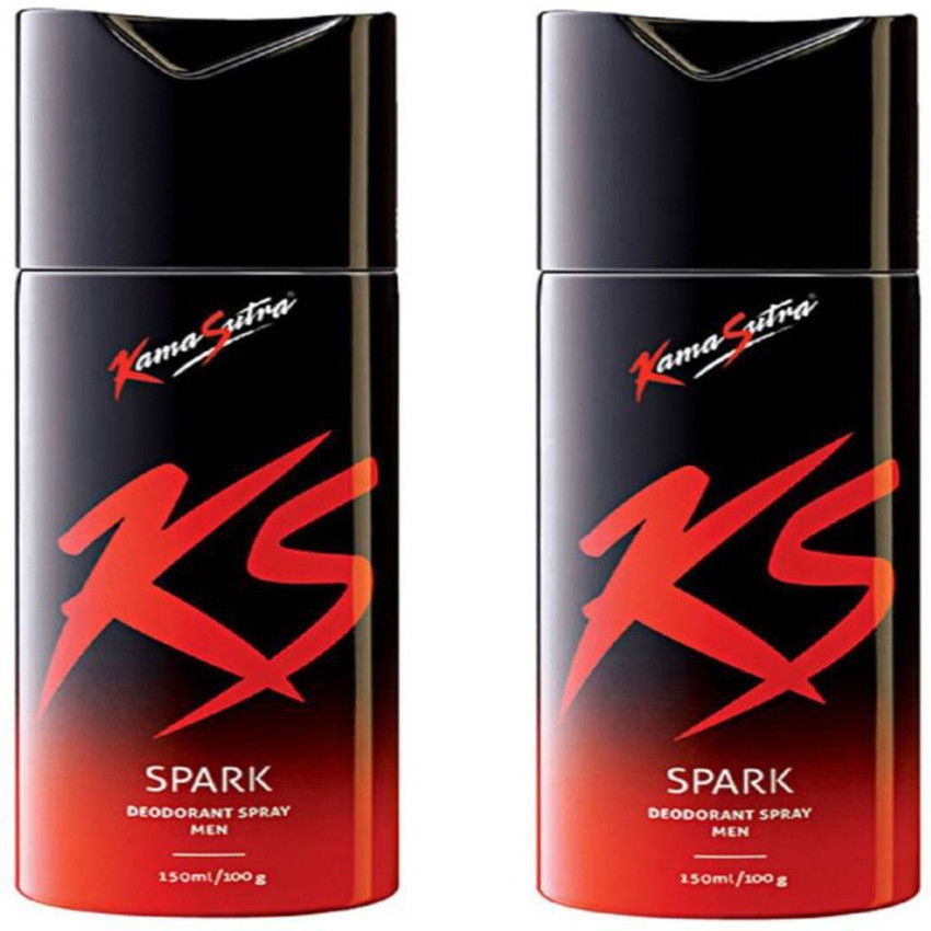 KS KamaSutra KS SPARK 200 ML DEODORANT PACK OF 2 Perfume For Men