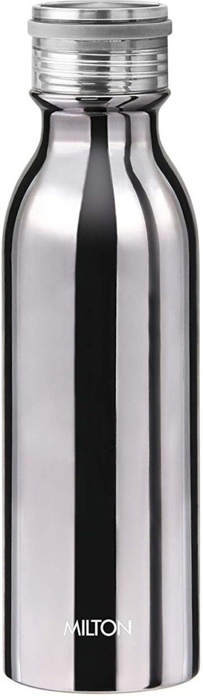 Milton Aura Thermosteel Bottle 24 Hours Hot and Cold Easy to Carry Silver