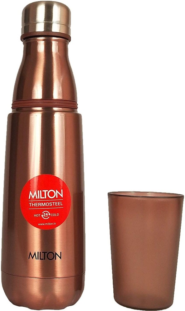 Milton 1000 Thermosteel Water Bottle with Unbreakable Tumbler 1000