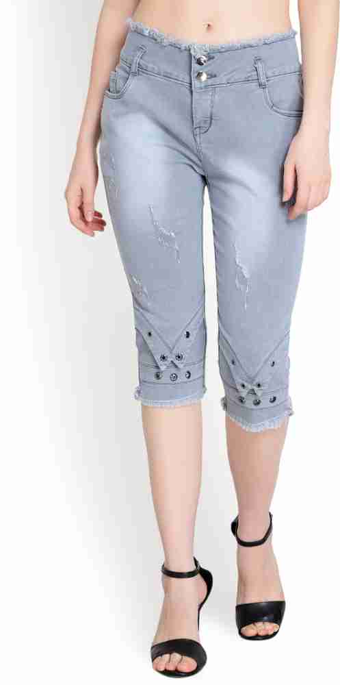 Kafri Or Jeans Capris - Buy Kafri Or Jeans Capris online in India