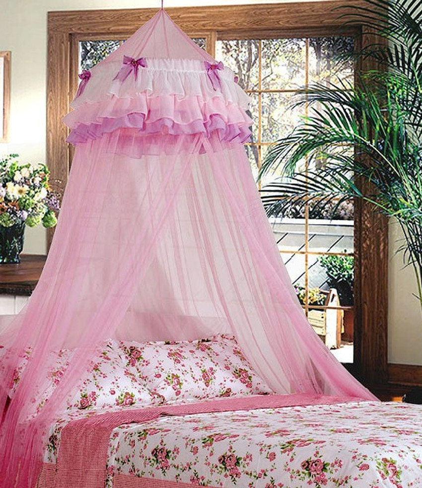 Kiddale Polyester Infants Washable Baby Canopy Mosquito Net for