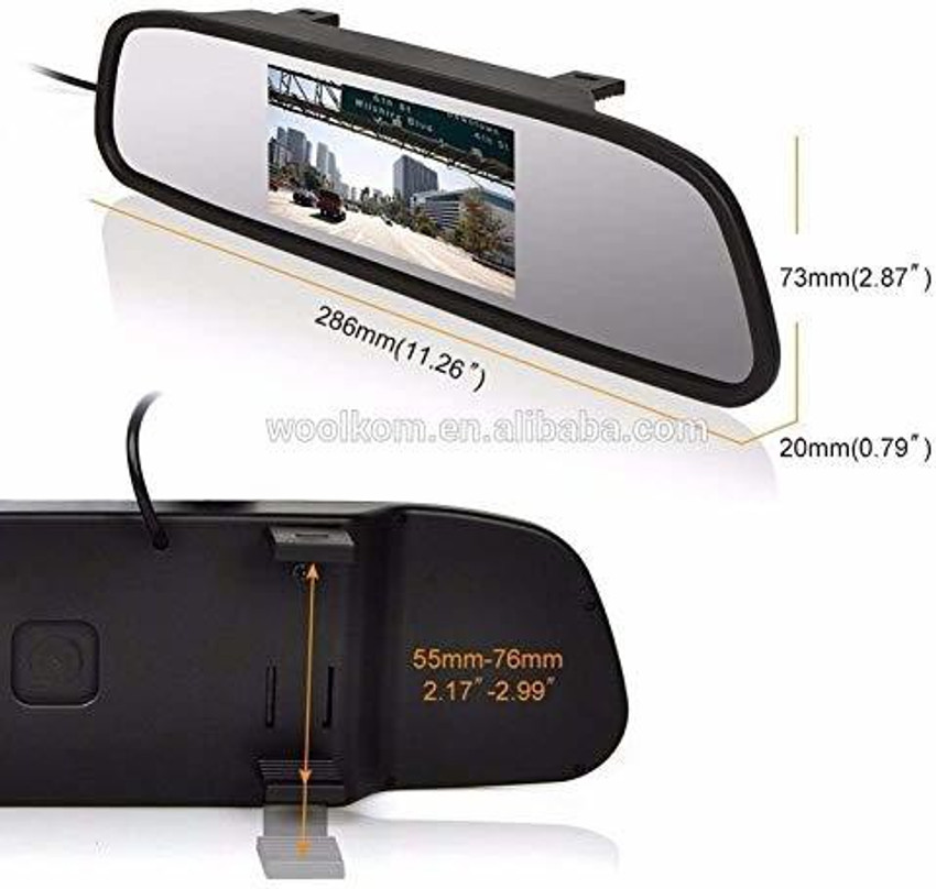 Lcd shop rearview mirror