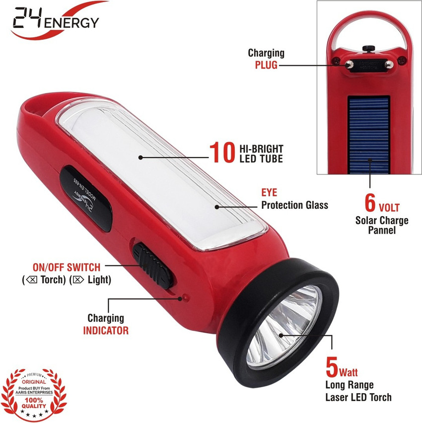 Solar charging 2025 torch