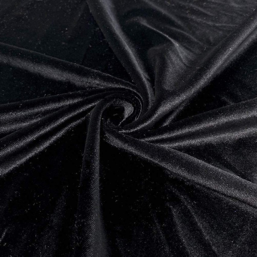 Normal Black Velvet Fabric at Rs 82/meter in New Delhi