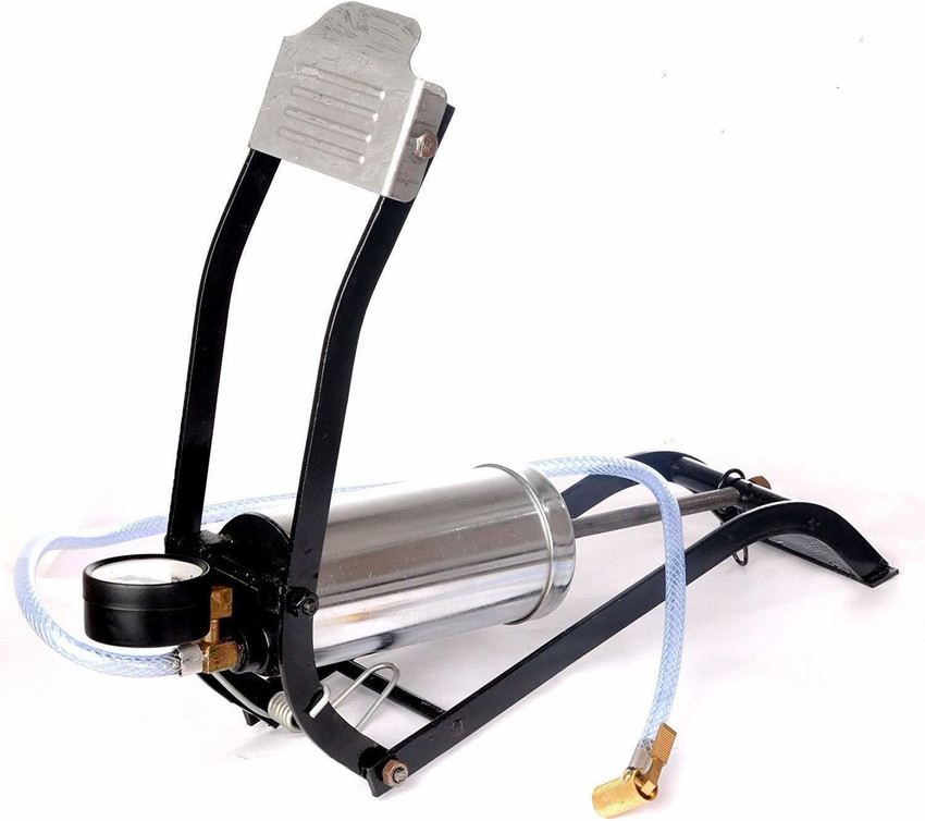 Foot pump top for car