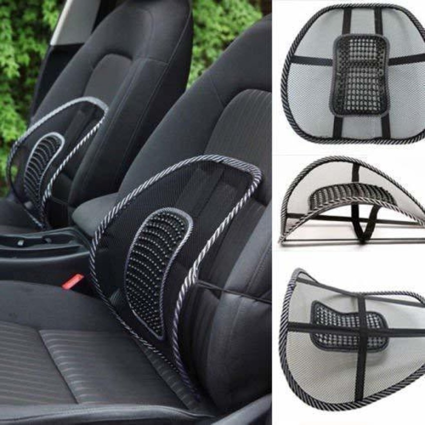 Massage Vent Mesh Lumbar Lower Back Brace Support Car Seat Chair