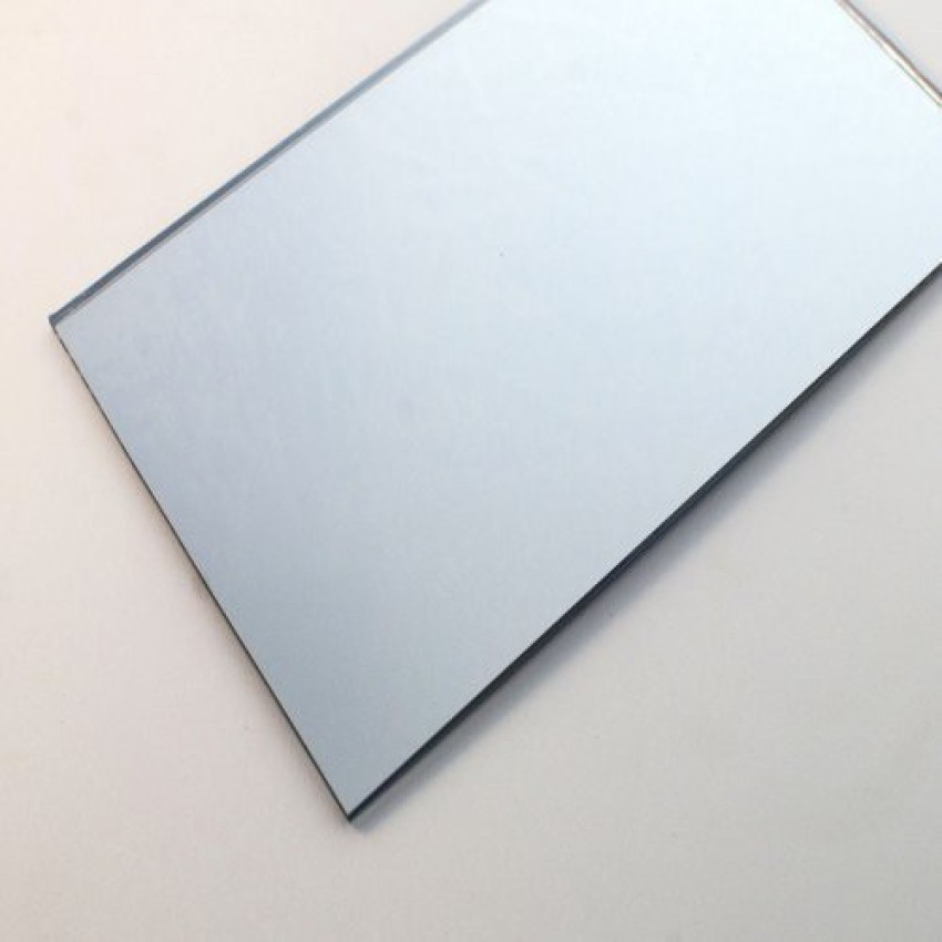 Square Mirror12 Pieces Self Acrylic Mirror Sheets, Flexible Non