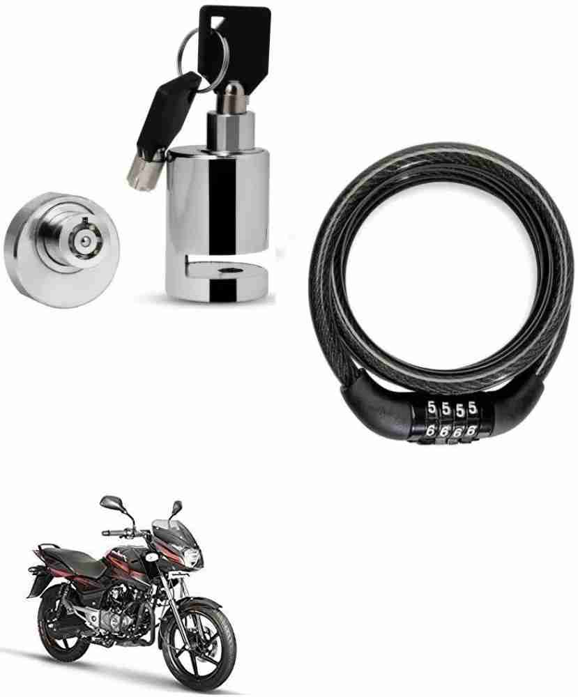 BikerValue Helmet Protection Bike Helmet Lock with Bike Disc Brake