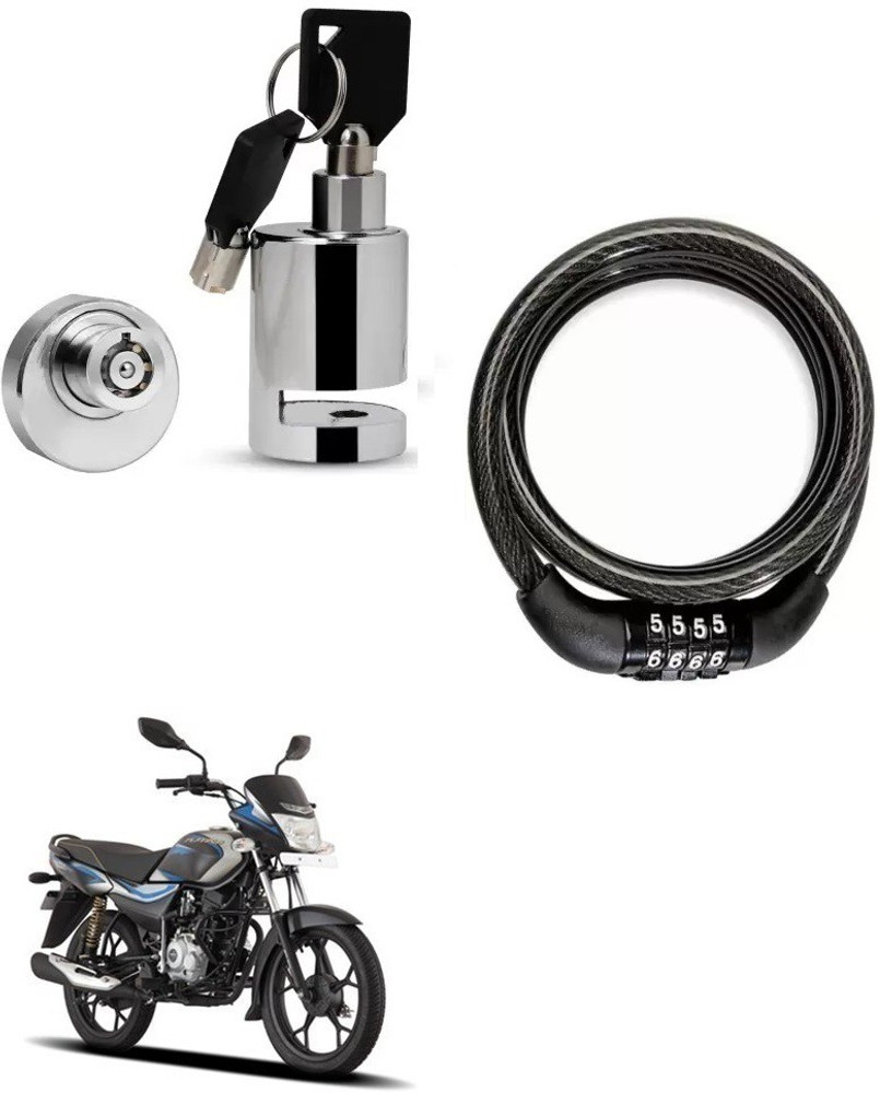 BikerValue Helmet Protection Bike Helmet Lock with Bike Disc Brake