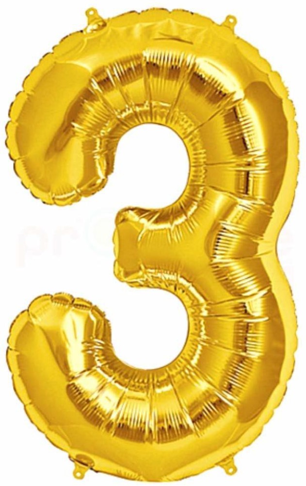 Ballon anniversaire 3ans (x8) REF/BA1003