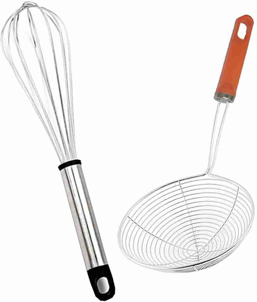 9 Inch Stainless Steel Hand Blender Egg Whisker Mixer Whisk For