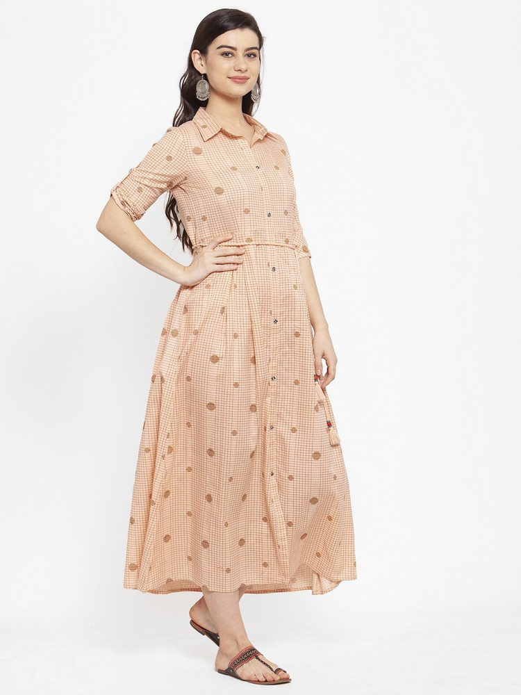 Anaisa Women Maxi Orange Dress Buy Anaisa Women Maxi Orange Dress Online at Best Prices in India Flipkart
