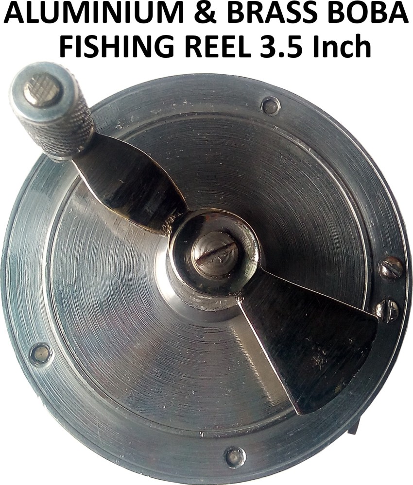 RC Wheel Aluminium & Brass Boba Fishing Reel 3.5 Inch Price in