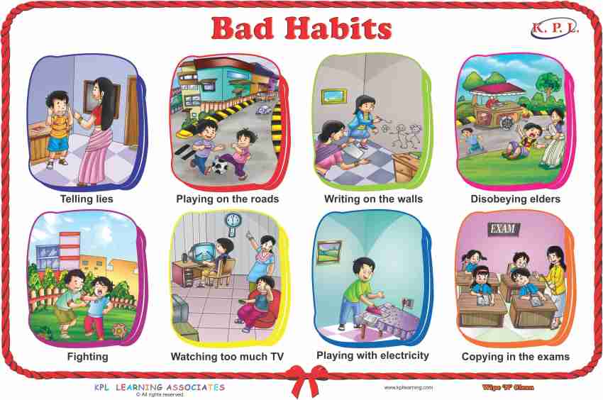 unhealthy habits for kids