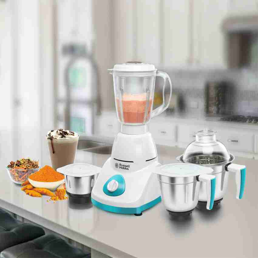 Russell Hobbs LIVIA750 Mixer Grinder 750 Mixer Grinder (4 Jars, White)  Price in India - Buy Russell Hobbs LIVIA750 Mixer Grinder 750 Mixer Grinder  (4 Jars, White) Online at