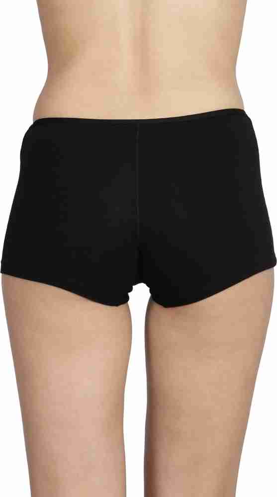 Women's Print Luxe Boy Short Underwear in Snowball Multi Stripe