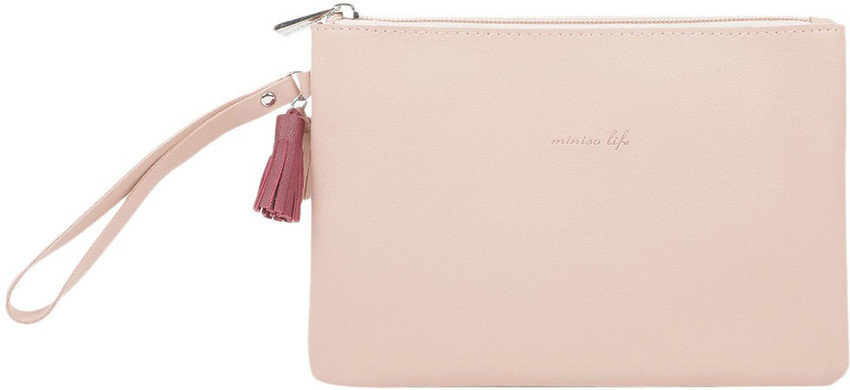 MINISO Rectangle Cosmetic Bag Portable Makeup Pouch for Womens