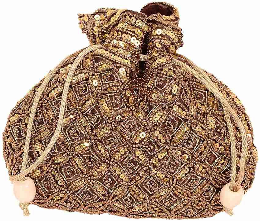 LONGING TO BUY Sequence Potli Bag wedding purse jewelery purse for