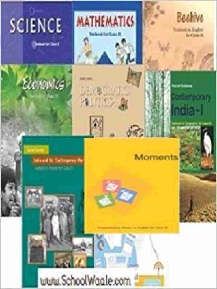 NCERT Books Set Class 9 (English Medium – 10 Books) Kshitiz Kritika –