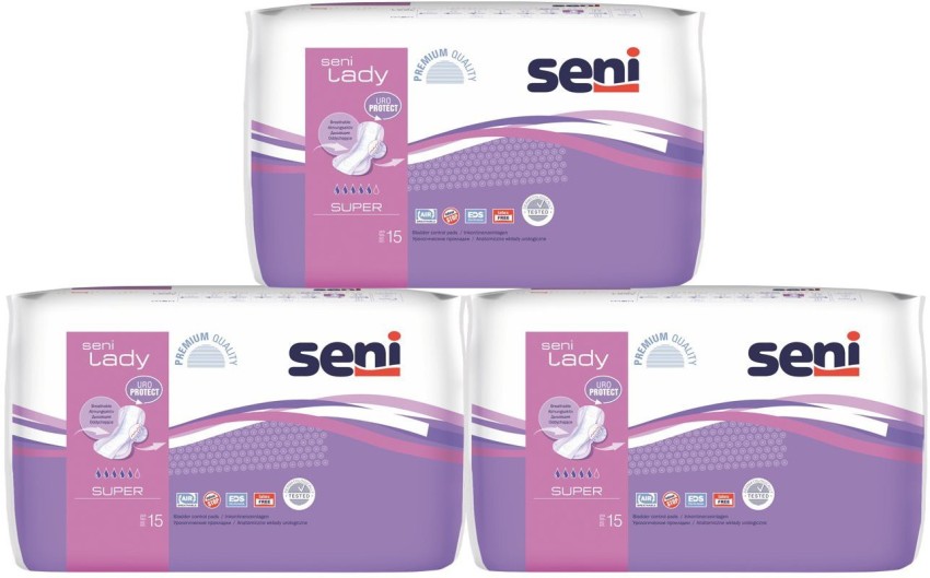 Buy Seni Lady Bladder Control Pads Extra Large 15 Pcs Online At