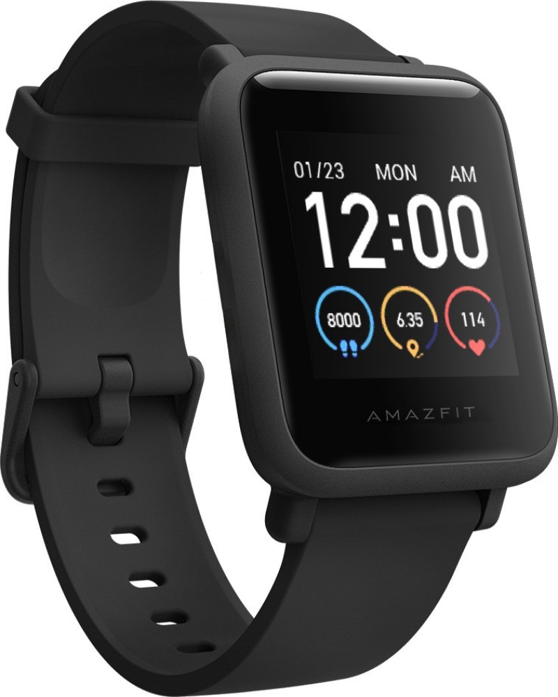  Amazfit Bip S Lite Smart Watch Fitness Tracker for Men, 30 Days  Battery Life, 1.28”Always-on Display, 14 Sports Modes, Heart Rate & Sleep  Monitor, 5 ATM Water-resistant, for Android iPhone(Blue) 