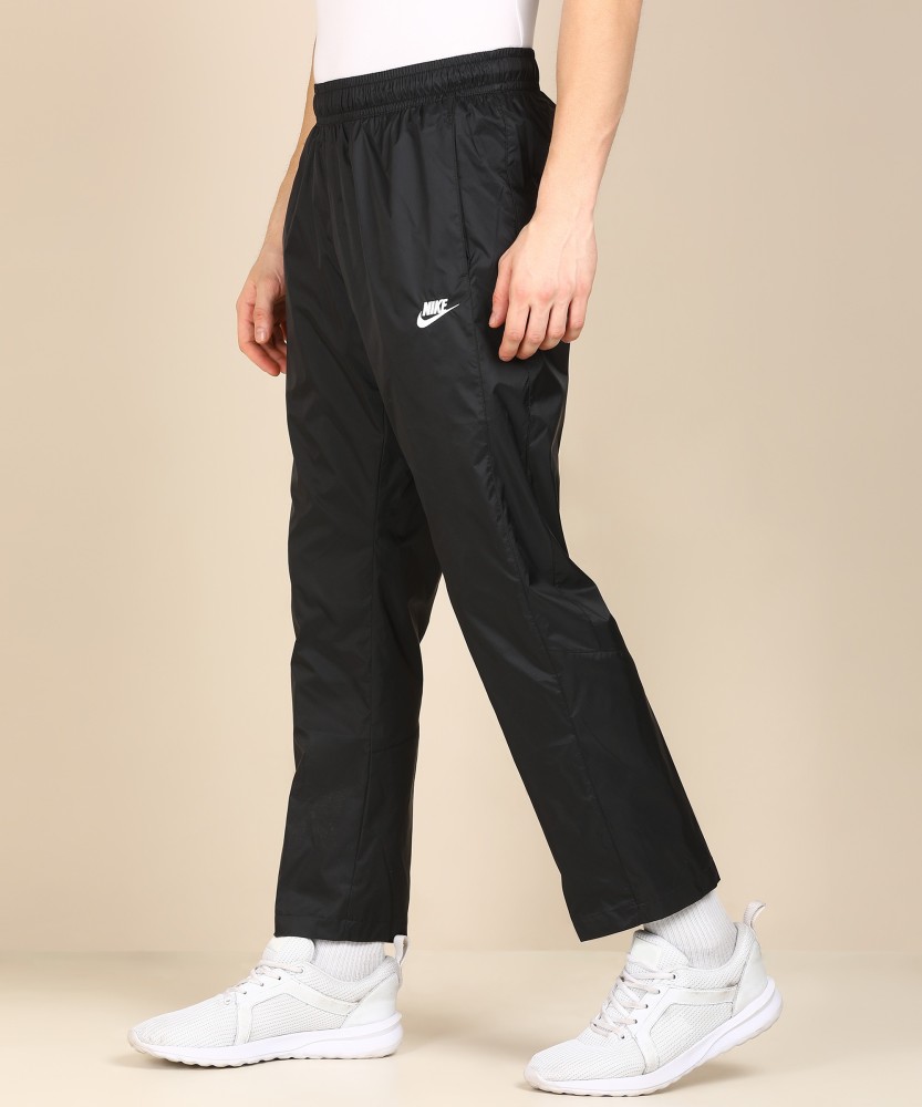 NIKE Solid Men Black Track Pants - Buy NIKE Solid Men Black Track 