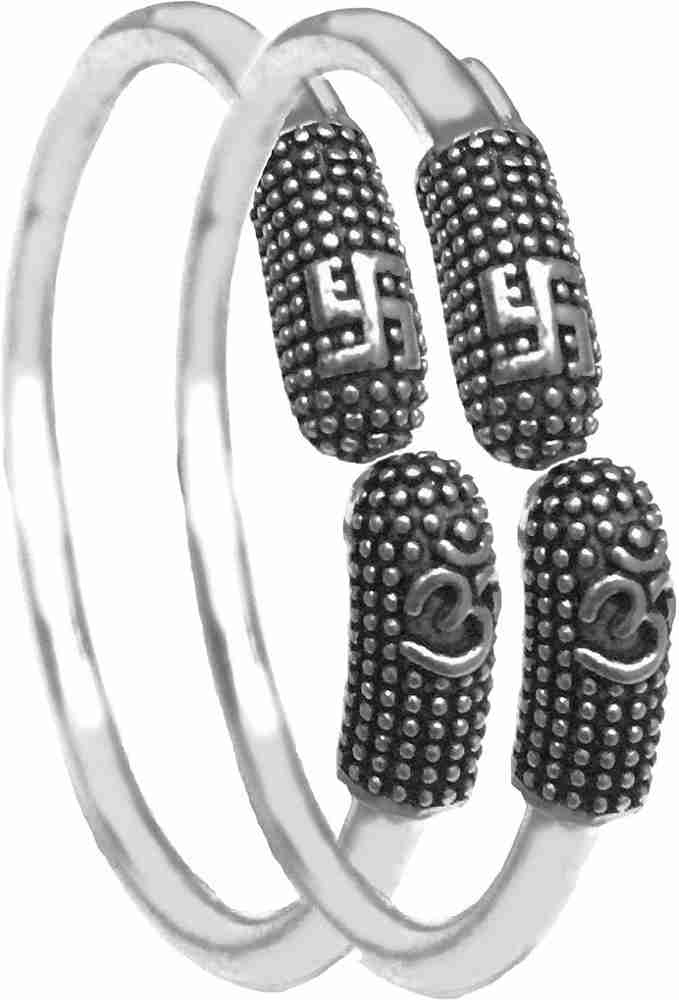Ankit Collection Silver Kada Price in India Buy Ankit Collection