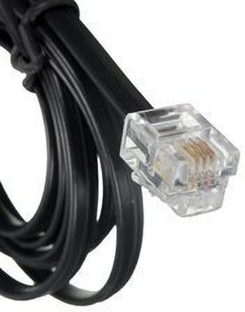 Teflon Ethernet Cable 10 m RJ11 landline cable - 10mtr - Teflon 
