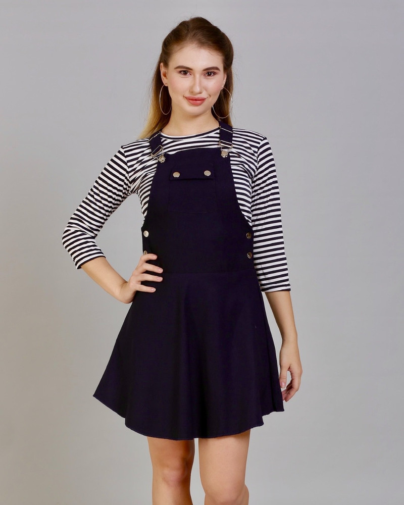 Crown Creation Women Dark Blue Dungaree Buy Crown Creation Women Dark Blue Dungaree Online at Best Prices in India Flipkart