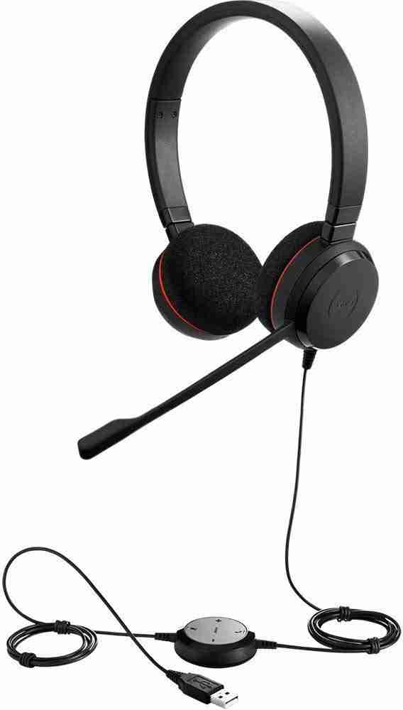 Jabra EVOLVE 20 Wired Headset Price in India Buy Jabra EVOLVE 20