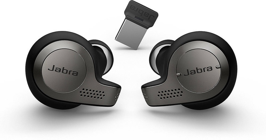 Jabra Evolve 65t Titanium Black Link 370 UC Bluetooth Headset