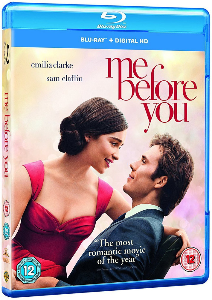 Me Before You Blu ray Digital HD UV Region Free Slipcase with Emboss Packaging Fully Packaged Import Price in India Buy Me Before You Blu ray Digital HD