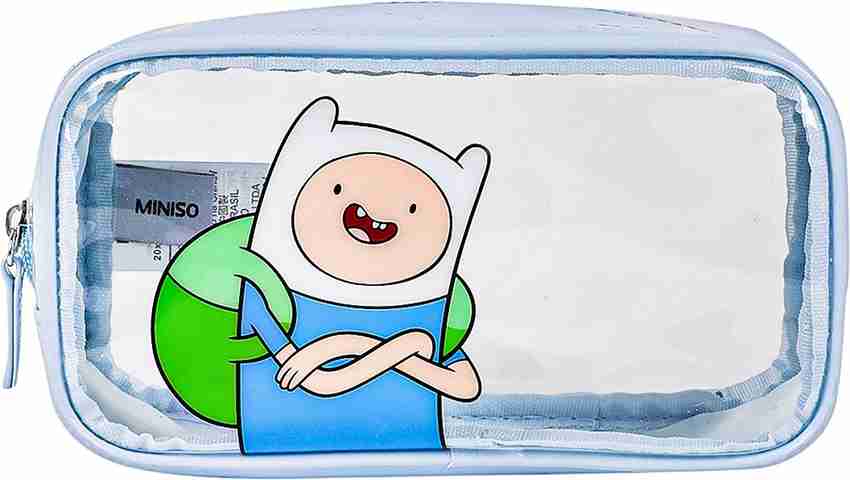 MINISO Adventure Time Optical Cosmetic Bag Portable Makeup Pouch for Womens Multifunctional Bag Blue Cosmetic Bag Blue Price in India Flipkart
