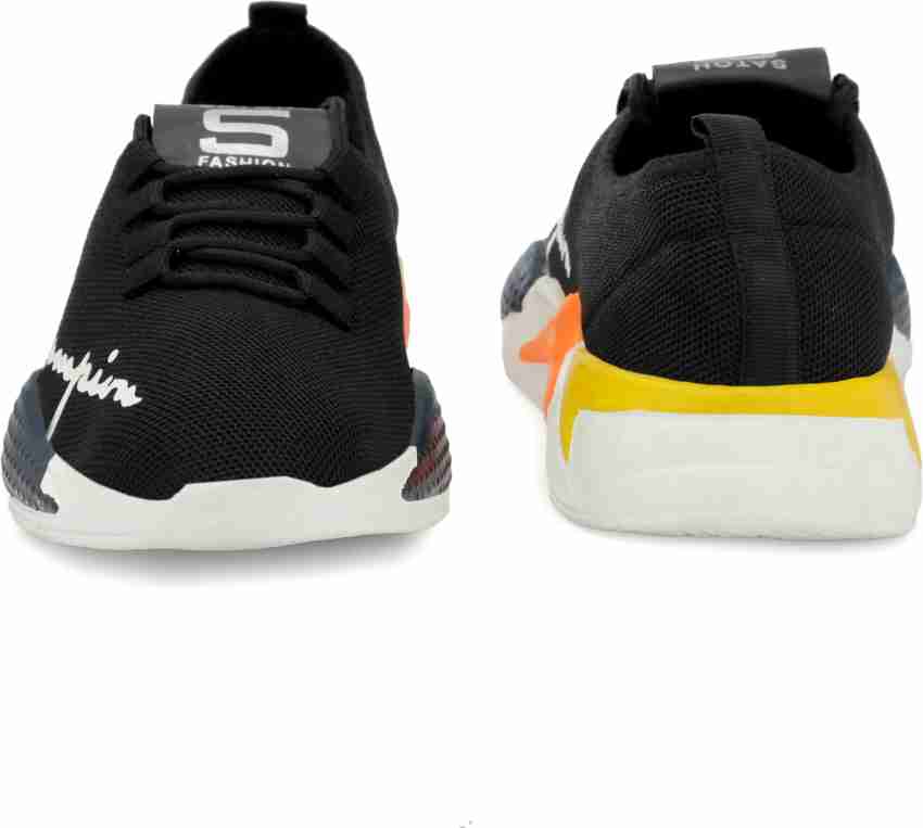 Champion house shoes online black